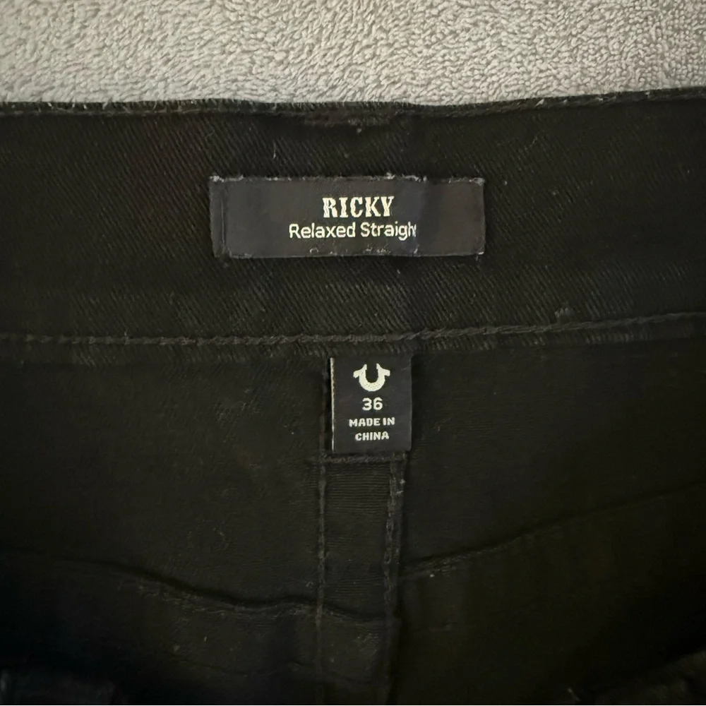 True Religion RICKY RELAXED STRAIGHT JEAN Mens Size 36